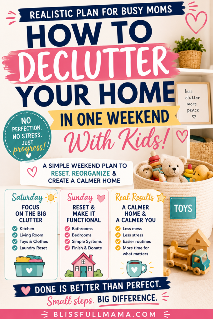 How to Declutter Your Home in One Weekend With Kids