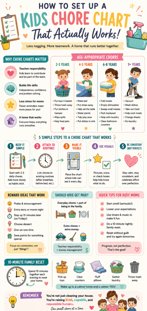 How to set a chore chart for kids 
